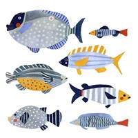 Patterned Fish I Fine Art Print