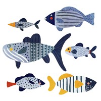 Patterned Fish II Fine Art Print