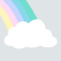 Rainbow Cloud I Fine Art Print