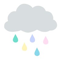 Rainbow Cloud II Fine Art Print