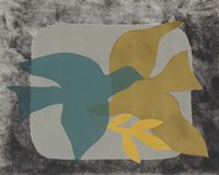 Dove Composition I Framed Print