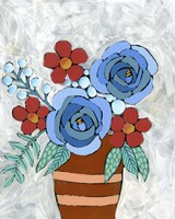 Bleu Blume II Fine Art Print