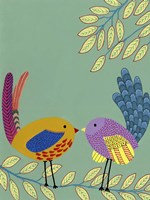 Patterned Feathers II Fine Art Print