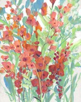 Tropical Summer Blooms I Framed Print