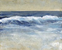 Breaking Shore Waves II Fine Art Print