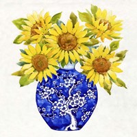 Sun Flower Still Life I Fine Art Print