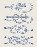 Vintage Sailing Knots XIV Fine Art Print