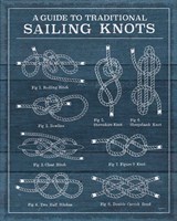 Vintage Sailing Knots XIII Fine Art Print