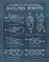 Vintage Sailing Knots XIII Fine Art Print