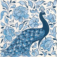 Peacock Garden IV v2 Fine Art Print