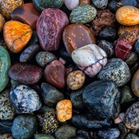 Ocean Rocks II Framed Print