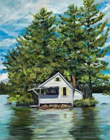 Lake House Fine Art Print