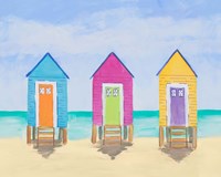 Beach Shacks Fine Art Print