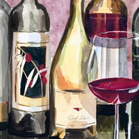 Vintage Wines II Framed Print