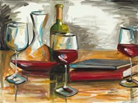 Wine and Books Fine Art Print