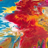 Red Blizzard Fine Art Print