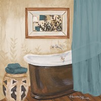 Blue Zen Bath II Fine Art Print