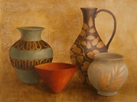 Decorative Vessel Still Life I Framed Print