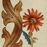 Square Wildflowers I Fine Art Print