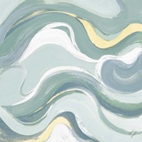Coastal Curvilinear I Framed Print