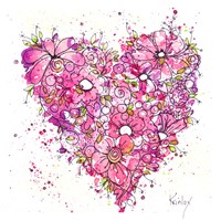 Heart of Flowers Fine Art Print