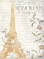 Golden Paris I Fine Art Print