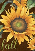 Sunflowers in the Fall Fine Art Print