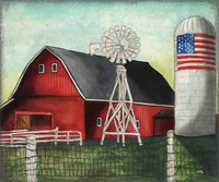 USA Silo Fine Art Print