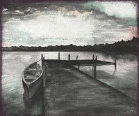 Gray Morning on the Lake Fine Art Print