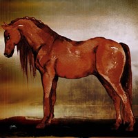 Red Horse II Fine Art Print