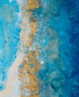 Coastline Vertical Abstract I Fine Art Print