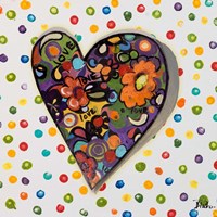 Hearts of Love I Fine Art Print