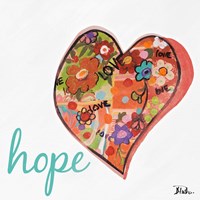 Hearts of Love & Hope I Fine Art Print