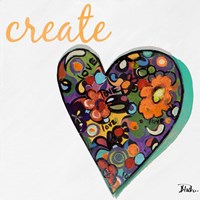 Expressive Heart I Fine Art Print