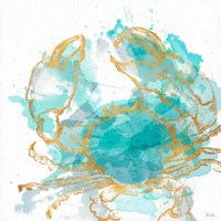 Watercolor Surf Side I Fine Art Print