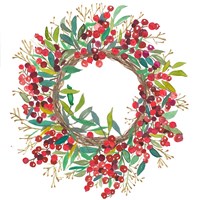 Christmas Wreath Fine Art Print