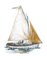 Gold Sail II Fine Art Print