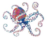 Dotted Octopus I Fine Art Print