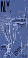 N.Y. Grid Panel Fine Art Print