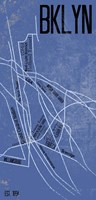 BKLYN Grid Panel Fine Art Print