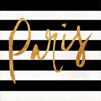 Gold Paris Collection I Fine Art Print