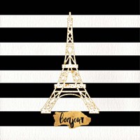 Gold Paris Collection II Fine Art Print