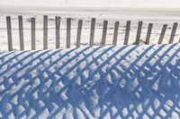 Sand Fence and Shadows Fine Art Print