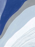 Retro Abstract IV Blue Fine Art Print