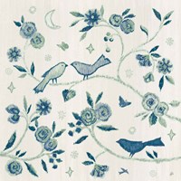 My Bohemian Life IV Navy Fine Art Print