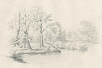 Lakeside Sketch Fine Art Print