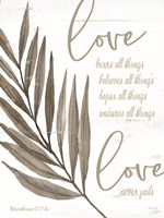 Love Never Fails Fine Art Print