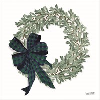 Mistletoe Wreath Fine Art Print