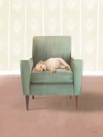 Nap Time Golden Pup Fine Art Print