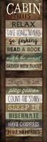 Cabin Rules Fine Art Print